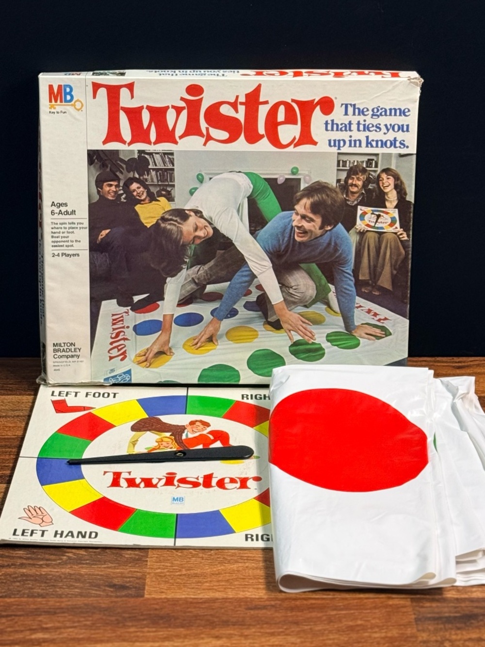 MILTON BRADLEY COMPANY 1966 Twister Game